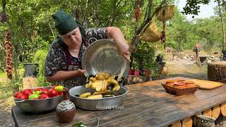 The Simple Pleasures of Life in a Rural Village: Cooking with Grandma Naila