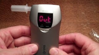 OUt display on a digital breathalyser. What does it mean