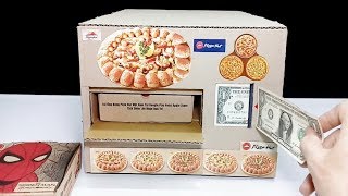 How to make a Pizza Vending Machine from Cardboard