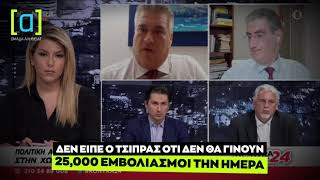 Πουλακίδας:  Δεν είπε ο Τσίπρας ότι δεν θα γίνουν 25000 εμβολιασμοί την ημέρα