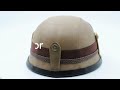 yesmotor motorcycle half helmet retro german