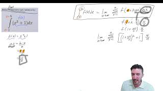 Converting a Definite Integral to a Riemann Sum