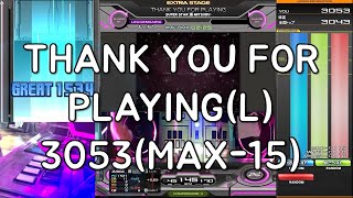 THANK YOU FOR PLAYING(L) 3053(MAX-15)(歴代+6)