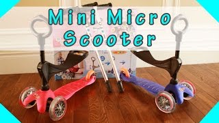 MINI MICRO SCOOTER (3 in 1) - UNBOXING \u0026 SET UP