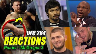 UFC 264 - Dustin Poirier Vs. Conor McGregor 3 - Fight Reactions | FightNoose
