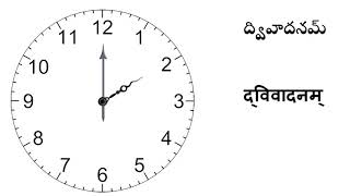 Time In Sanskrit #time #samskritam #timeinsanskrit #samayaha #సమయః #समयः #sanskrittime