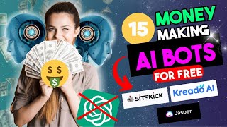 15 New Free AI Bots to Make Money Online (2023) | The Wealth Engineers