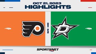 NHL Highlights | Flyers vs. Stars - October 21, 2023