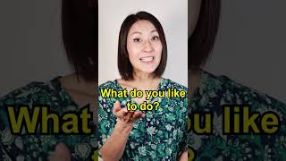 【３０秒でスラスラ言える】What do you like to do?の練習方法