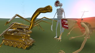 NEW GOLDEN CURSED THOMAS VS MEGAHORN AND MEGAPHONE!! Garry's Mod