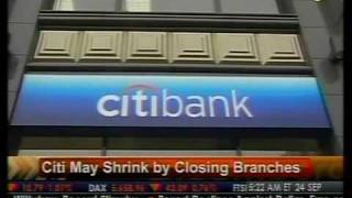 Citi May Shrink By Closing Branches