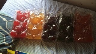 Unboxing 5 Worlds Largest Gummy Bears!!!