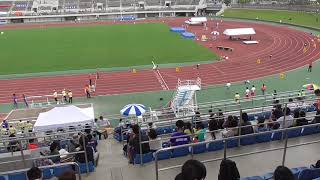 【中大陸上部】2017.09.15〜17 関東新人 4×100mR予選 中大B 41”40