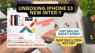 Unboxing iphone 13 NEW GARANSI INTER!! 2024