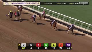 Thorpedo Anna wins the Longines Breeders' Cup Distaff G.I race 6 at Del Mar 11/2/24