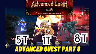 All Quest | Advanced Quest Part 8  || アドバンスドクエスト 第8弾  [FGO][Fate/Grand Order]