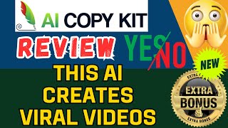 AI Copy Kit Review \u0026 Bonuses | AI-Powered Content Generator | AI Video \u0026 Voiceover Software