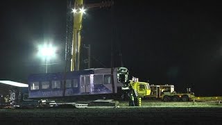 Eerste deel trein weggetakeld