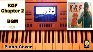 KGF Chapter 2 Mass BGM Cover | Teaser BGM Piano Cover | Casio Ctk 6300 in | KGF Ringtone