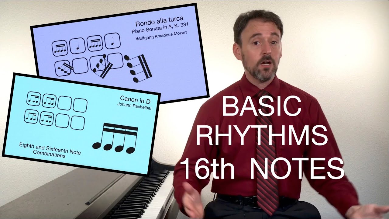 Music Theory Basic Rhythms Part 3 16th Notes Youtube