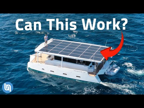 How does a solar powered boat work?