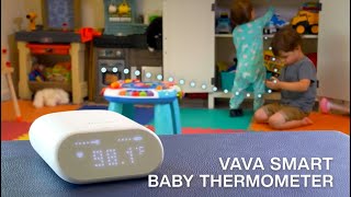 VAVA Smart Baby Thermometer   24 hour temperature monitoring system   FDA Approved