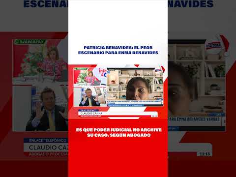 Video Patricia Benavides El Peor Escenario Para Enma Benavides Es Que ...