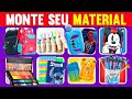 🎒📚 MONTE SEU MATERIAL ESCOLAR - Parte 3 📗✏️ Jogo das Escolhas