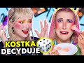 ♦ KOSTKA DECYDUJE ILE KOSMETYKÓW MUSIMY NAŁOŻYĆ! 😱 ♦ Red Lipstick Monster i Agnieszka Grzelak Beauty