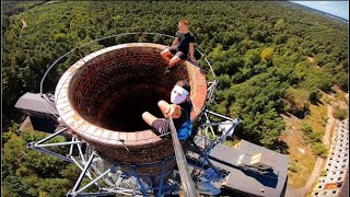 Climbing huge chimney (Bydgoszcz Zachem) | Saving Legacy 4