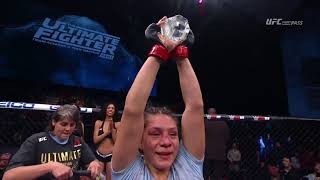 The Ultimate Fighter Finale: Nicco Montano and Roxanne Modafferi Octagon Interviews