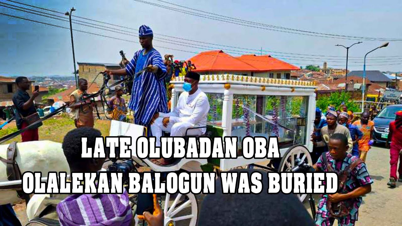 LATE OLUBADAN OBA OLALEKAN BALOGUN WAS BURIED 15th Mar 2024 ...