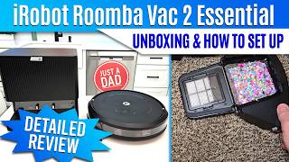 First Look! iRobot Roomba Essential Vac 2 (Q052) with Self Empty Base UNBOXING/ SET UP Honest REVIEW