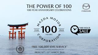 Celebrating our 100th anniversary Mazda style!