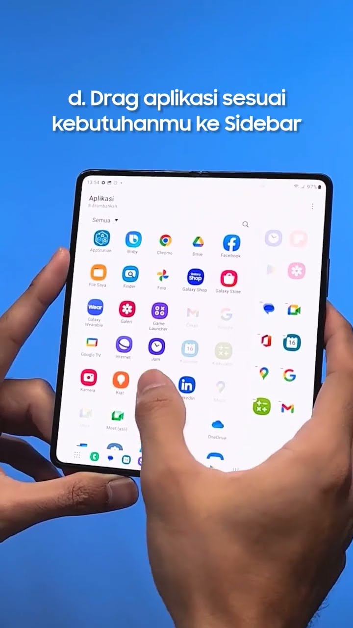 Galaxy Z Fold4 5G: Touchpad, Sidebar, and App Pair Tutorial  Samsung Indonesia