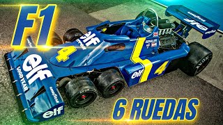 TYRRELL P34. El EXTRAÑO FÓRMULA 1 de SEIS RUEDAS