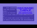 Commodore 64 BASIC: THEN IF Optimization and Benchmarking