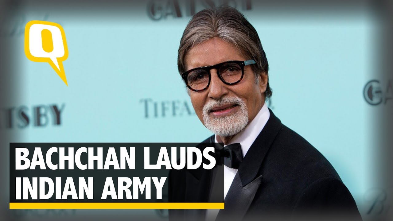 The Quint: Big B Lauds The Indian Army For Their Work At The Border ...