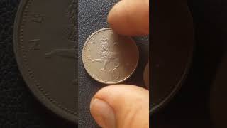 1973 UK 10 New Pence coin value....