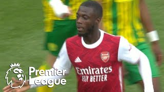 Nicolas Pepe doubles Arsenal advantage over West Brom | Premier League | NBC Sports