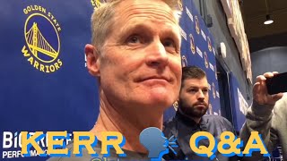 [HD] Full KERR Q&A: Xmas win; Stephen Curry & Klay’s presence; D’Angelo more comfortable + MORE