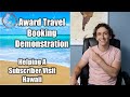 Using Points To Fly To Hawaii | Award Booking Demonstration