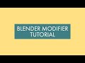 Blender - Boolean Modifier - Cut Holes on Objects