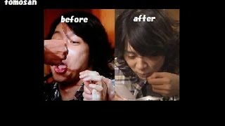 東方神起ビギステ　偏食ダメ、絶対　ユチョンのbefore→after