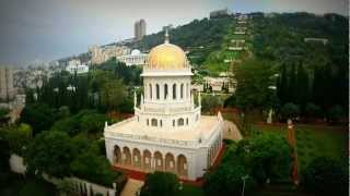 Bahai Gardens, Haifa - Aerial view