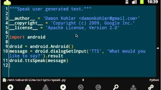 Running SL4A scripts from DroidEdit