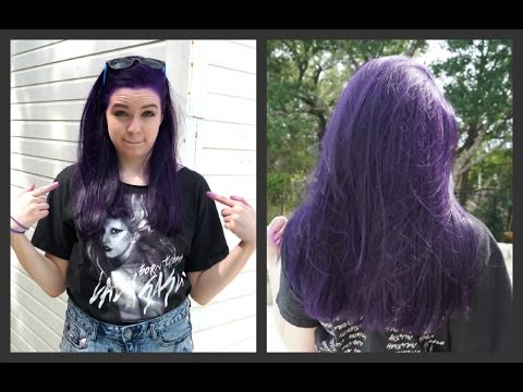 How to Dye Your Hair Purple (NO BLEACH)!!!! How to Dye Your Hair Purple (NO BLEACH)!!!!
