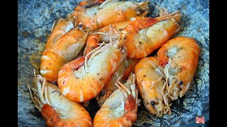 กุ้งแม่น้ำคั่วเกลือแบบง่าย By RATI's MENU