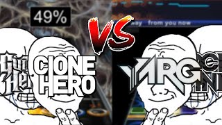 Clone Hero vs YARG