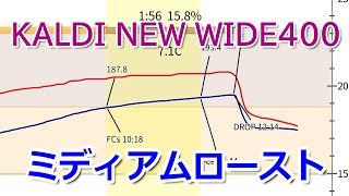 焙煎VLOG　KALDI NEW WIDE400　ミディアムローストをいろいろ試してみた